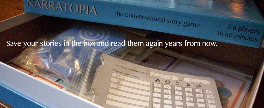 Save your stories in the box and read them again years from now.